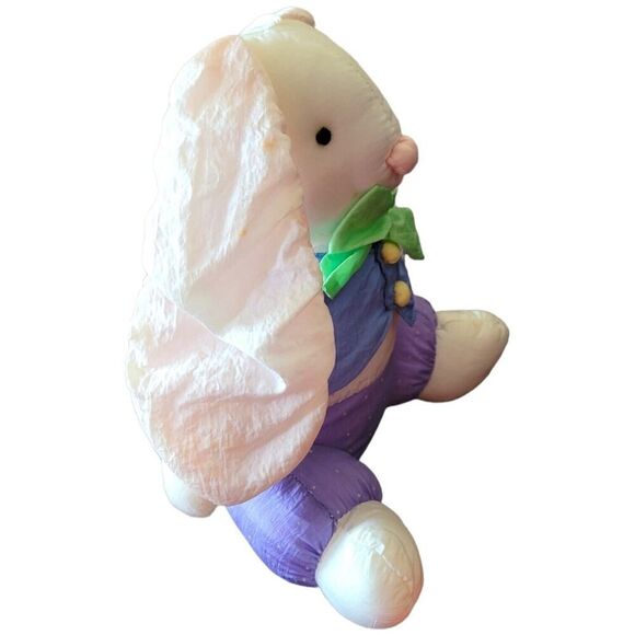 VTG RUSS BERRIE SPRINGTIME MOMENTS EASTER BUNNY RABBIT 9" Plush Puffalump KO - Picture 2 of 5
